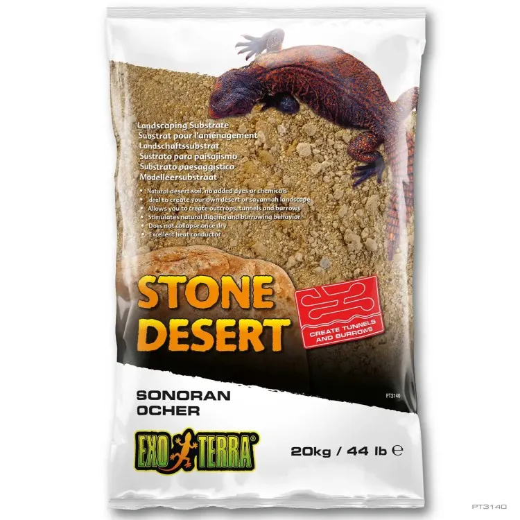 Substrat terariu ExoTerra Stone Desert Sonoran Ocher 20kg