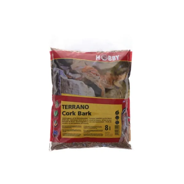 Substrat terariu Hobby Terrano Cork Bark 8L