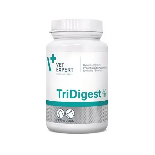 Supliment digestiv pentru caini  pisici TriDigest VetExpert 40 tablete