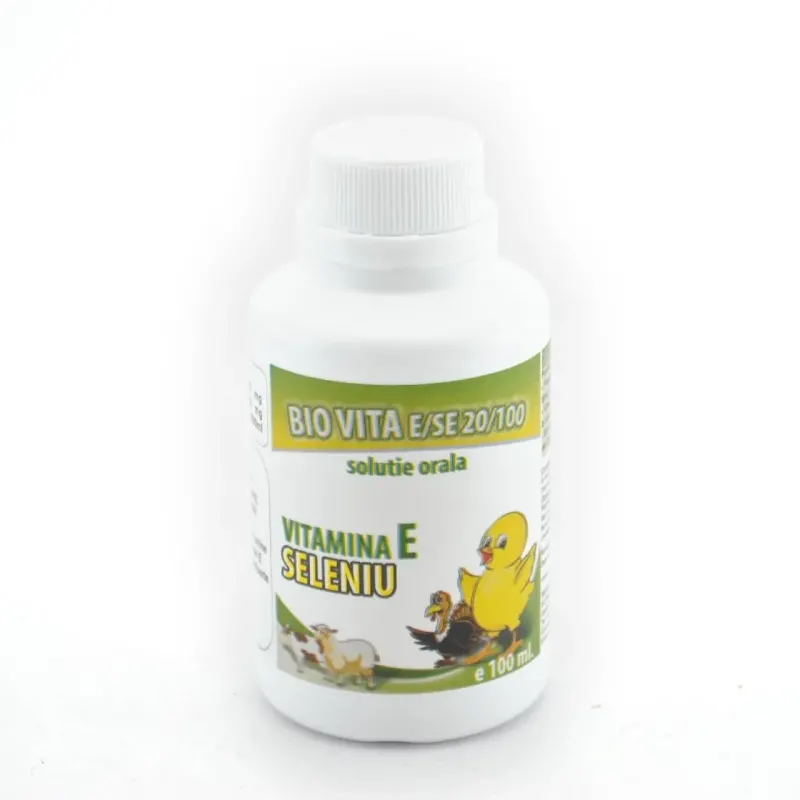 Supliment hrana animale de ferma, Bio-Vita E/Se, 100 ml