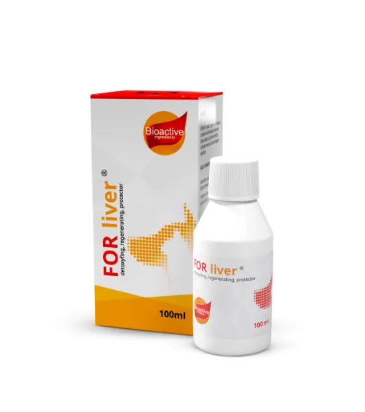 Supliment lichid pentru caini cu afectiuni hepative, FOR liver  detoxyfing, regenerating, protector - 50 ml