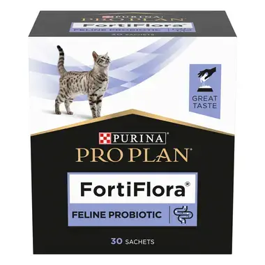 Supliment nutritiv pentru pisici Pro Plan FortiFlora Probiotic 30 buc