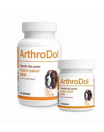 Supliment pentru câini cu disconfort articular DOLFOS ArthroDol 30 tablete cu MSM și gheara-diavolului