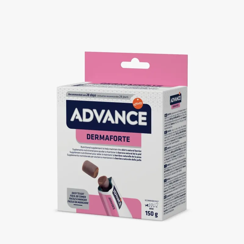 Suplimente Advance Veterinary Diets, DermaForte Mini, 150 g