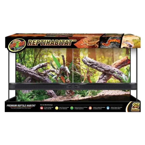 Terariu Zoo Med Naturalistic Terrarium Double Door (76x30x40cm)