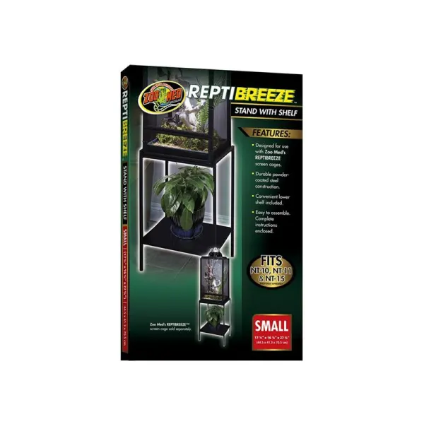 Terariu Zoo Med ReptiBreeze Stand with Shelf Small