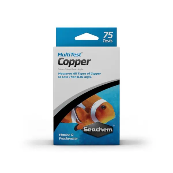 Test Cupru Seachem Multitest Copper 75 teste