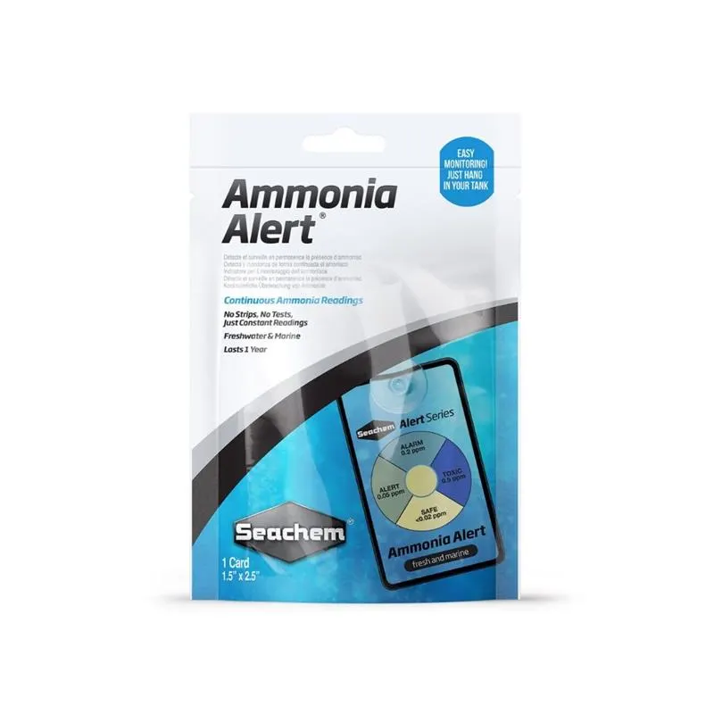 Test permanent amoniac Seachem Ammonia Alert (1 an)