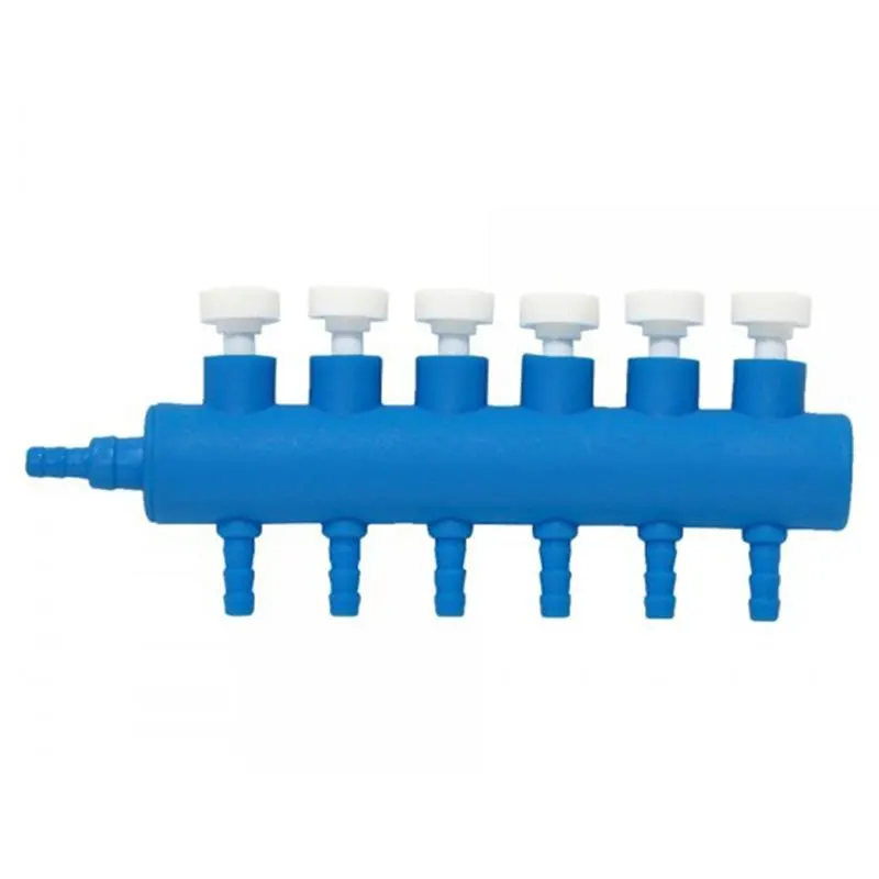 Teu distribuitor aer plastic 6 iesiri cu reglaj fin