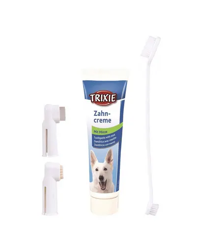 TRIXIE Kit de curățare a dinților pentru câini