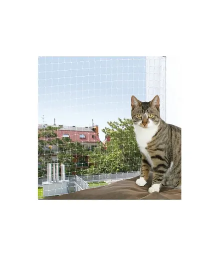 TRIXIE Plasă de protecție nailon alb 4 x 3 M