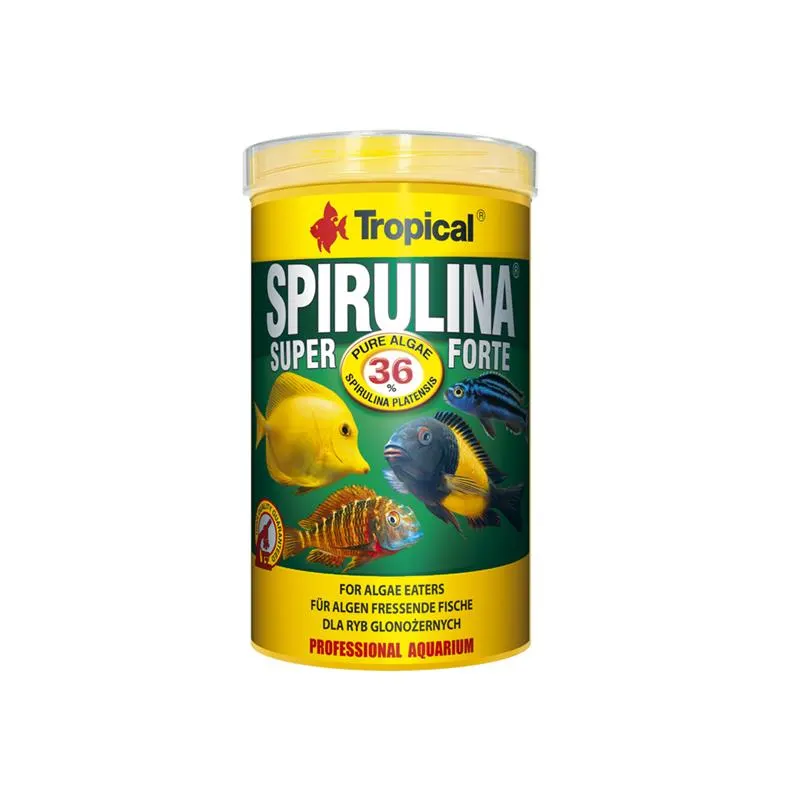 Tropical Spirulina Super Forte Fulgi 1000ml/200gr