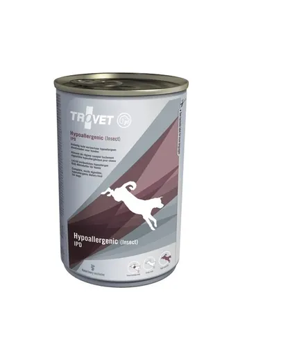 TROVET Hypoallergenic Insect IPD pentru câine 400 g