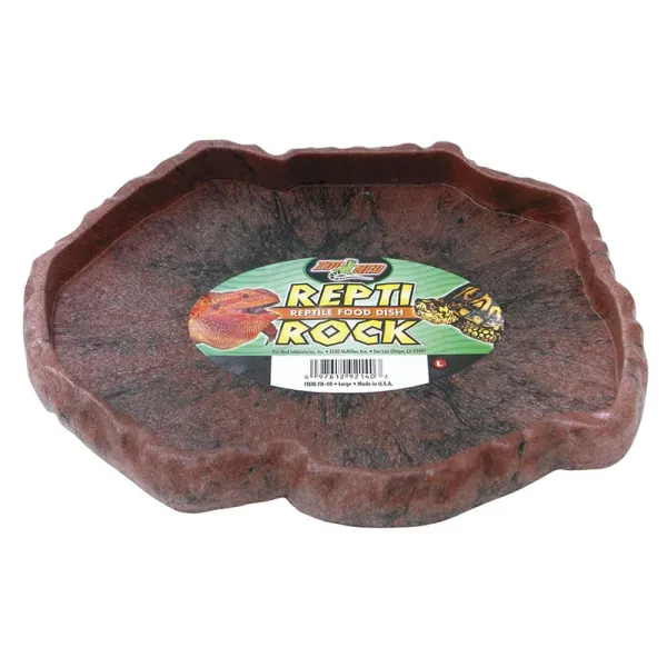 Vas hranire Med Repti Rock Food Dish Large
