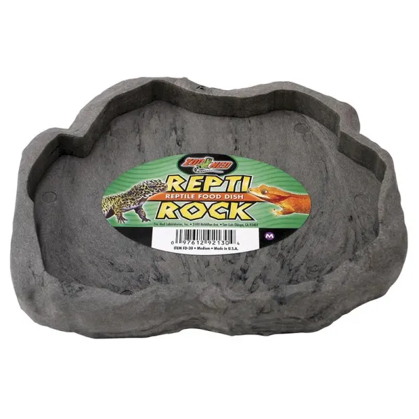 Vas hranire Zoo Med Repti Rock Food Dish Medium