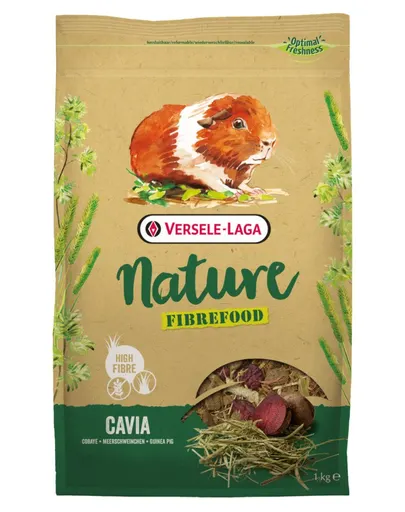 VERSELE-LAGA Cavia Nature Fibrefood - Light &amp; Sensitive pentru porcușori de Guineea cu sistem digestiv sensibil 1 kg