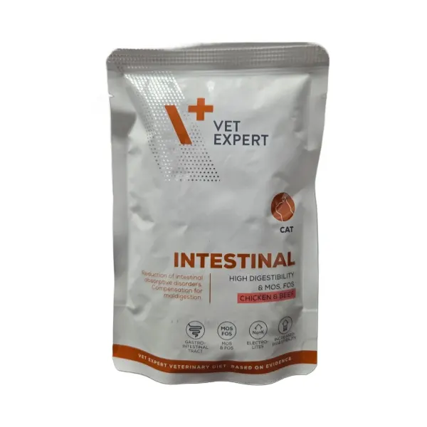 Vet Expert Dieta Pisica Intestinal, 100 grame
