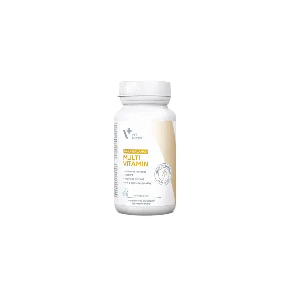 VET EXPERT Multivitamin, multivitamine câini, capsule VET EXPERT Multivitamin, multivitamine câini și pisici, flacon, 30 capsule