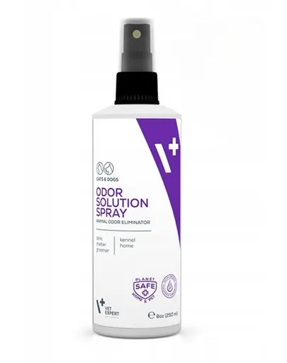 VET EXPERT Odor Solution Spray Animal Odor Eliminator 250 ml neutralizator mirosuri caini si pisici