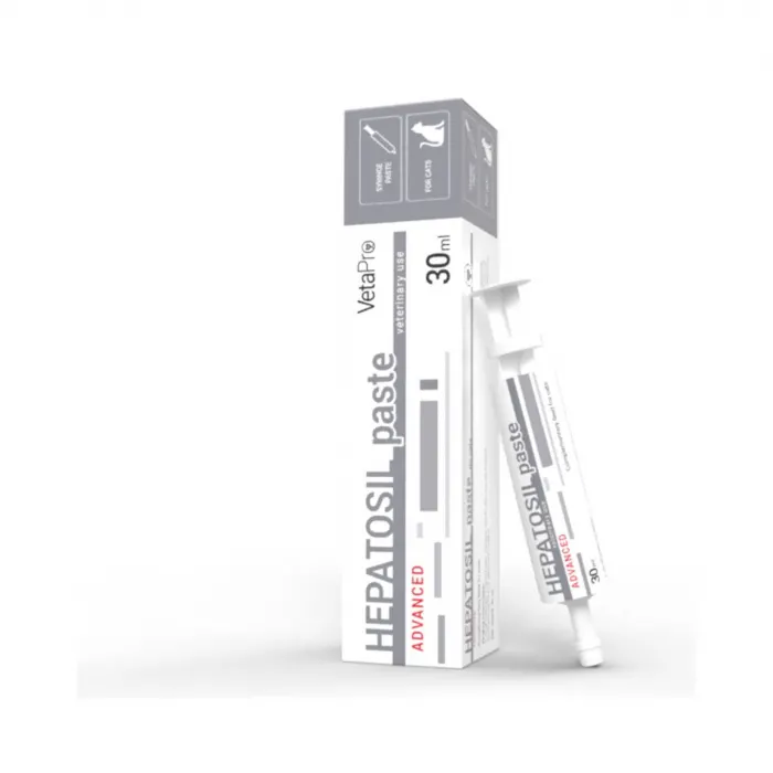 VETAPRO hepatosil advanced paste seringa 30ml suport hepatic pisici