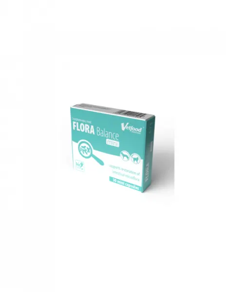VetFood Flora Balance Mini, 30 capsule