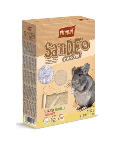 VITAPOL Nisip pentru baia Chinchilelor 1500 g