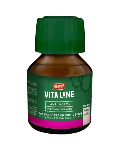 VITAPOL Picaturi impotriva viermilor, pentru pasari exotice 50ml