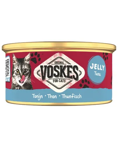 VOSKES Jelly Ton 85 g 100% ton în aspic, hrană complementară pentru pisici