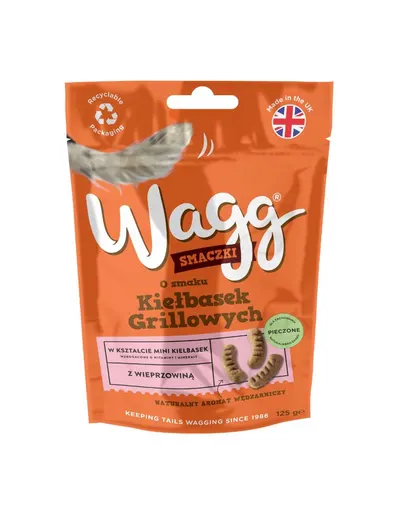 WAGG recompense cu porc pentru câini 3x125g