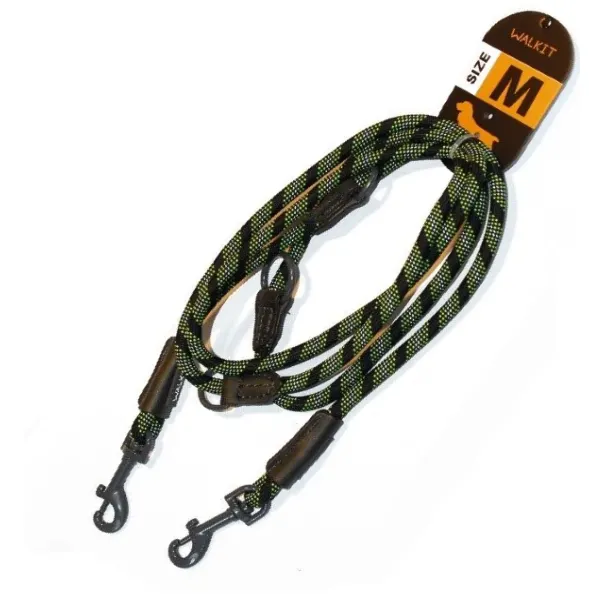 Walkit Lesa Caine Round Rope M 0.8 X 200 cm Negru/Verde