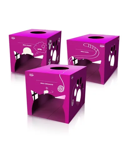 WHISKAS Casa din carton pentru pisici