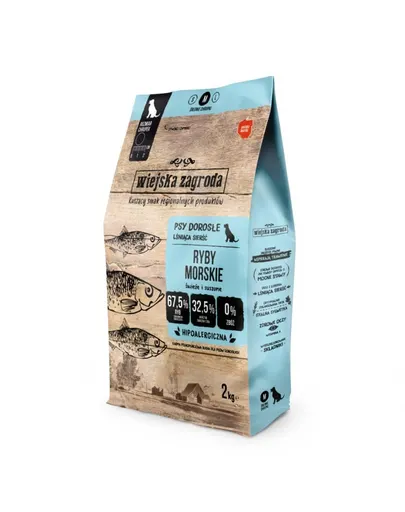 WIEJSKA ZAGRODA Hrana caine, cu peste oceanic M 2kg