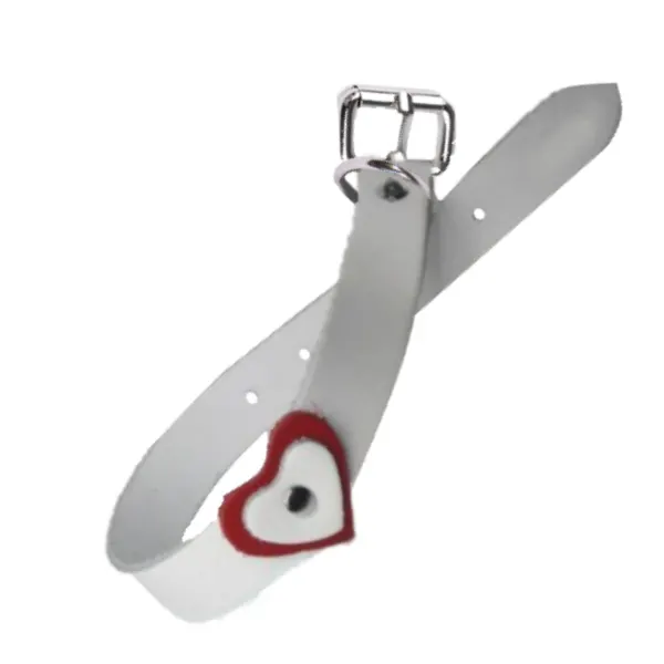Zgarda Caine Streetside Inima 1.6/40 cm Alb Nr 1