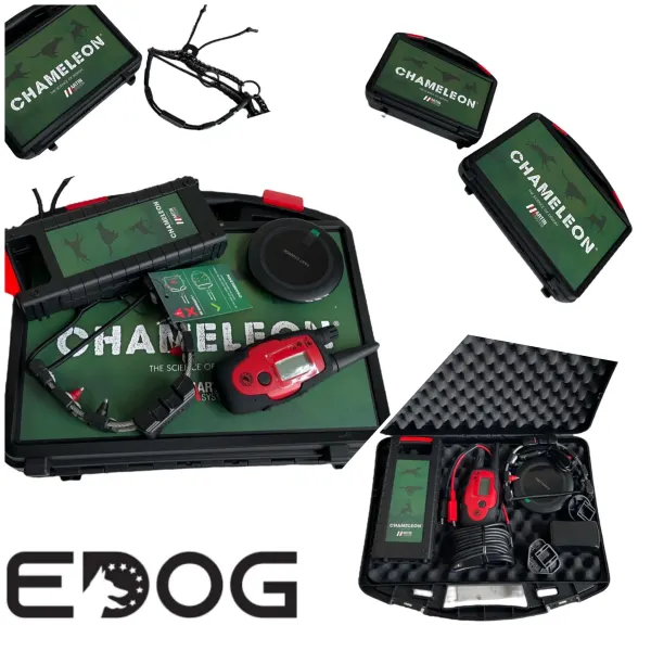 Zgarda de dresaj Chameleon 3, telecomanda PT3000+ FingerKick