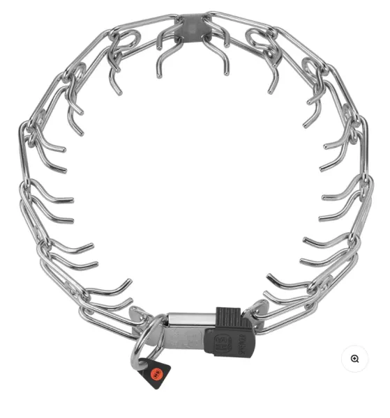 Zgarda dresaj Inox 4mm/60 cm sistem ClicLock