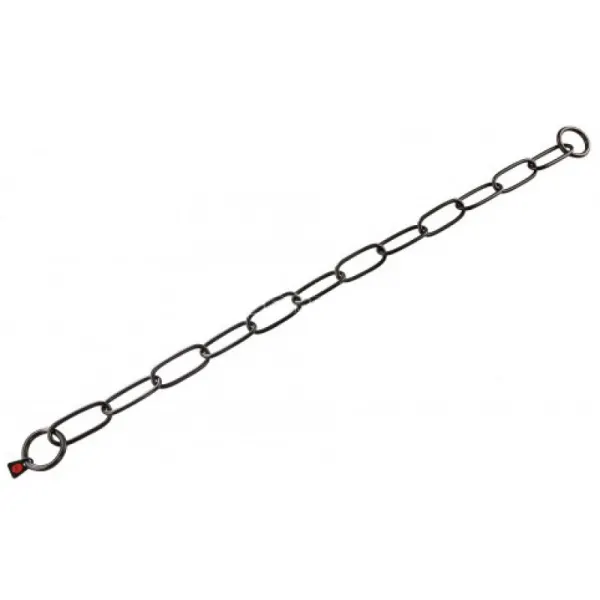 Zgarda lant inox negru 4mm/54cm