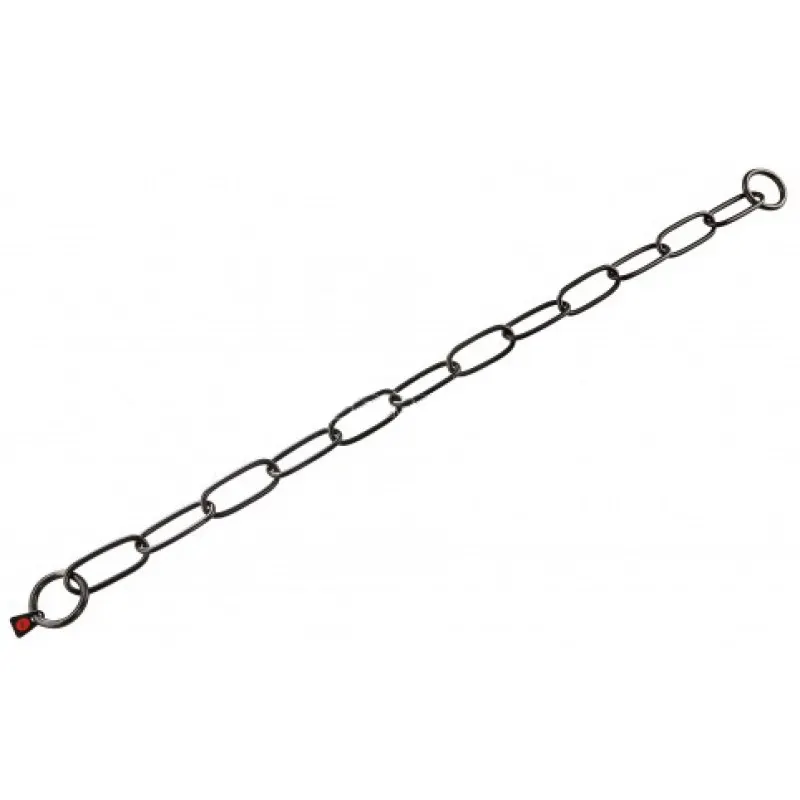 Zgarda lant inox negru 4mm/54cm
