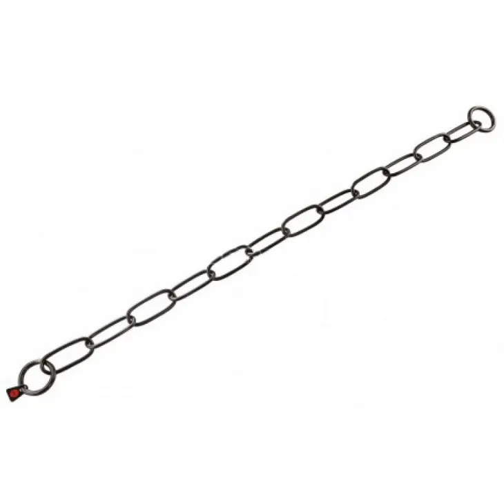 Zgarda lant inox negru 4mm/71cm