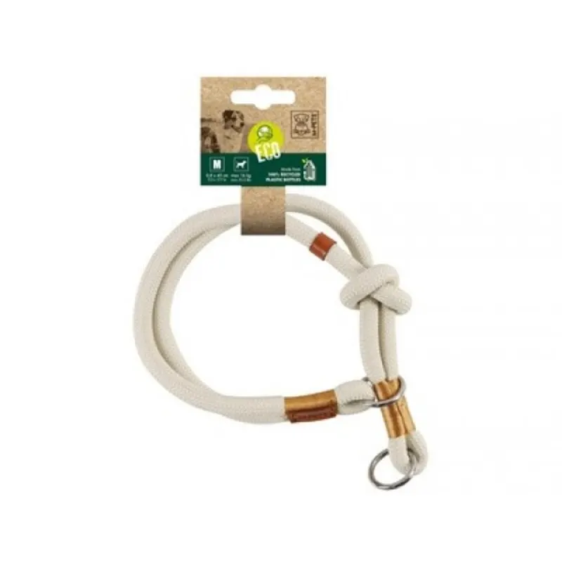 Zgarda pentru Caini, Eco M-Pets, Marime M, Alb