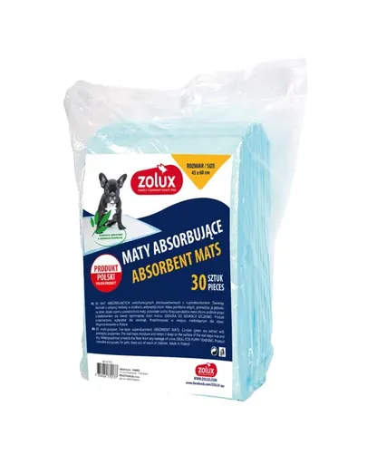 ZOLUX Covorase absorbante pentru catei 45 x 60 cm, 30 buc.